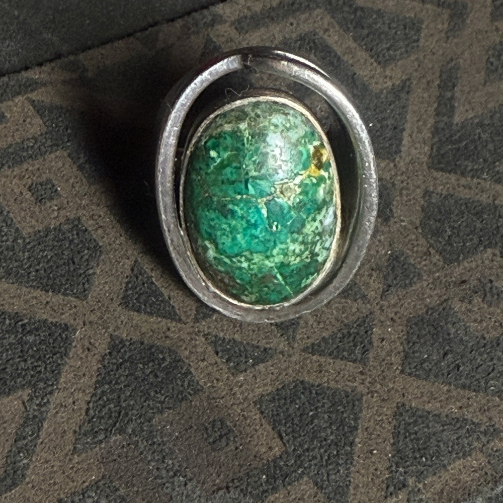 Erika Hult de Corral Ric VINTAGE STAMPED STERLING SILVER  4.5ISH  UNIQUE
